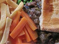 Minty lamb pie